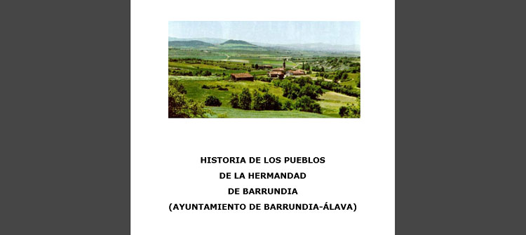 Presentación del libro "Historia de los pueblos de la Hermandad de Barrundia"