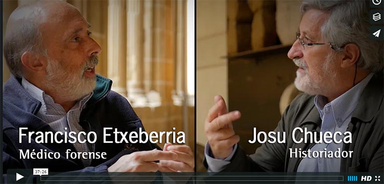 Eusko Ikaskuntzako Solasaldiak: Francisco Etxeberria y Josu Chueca