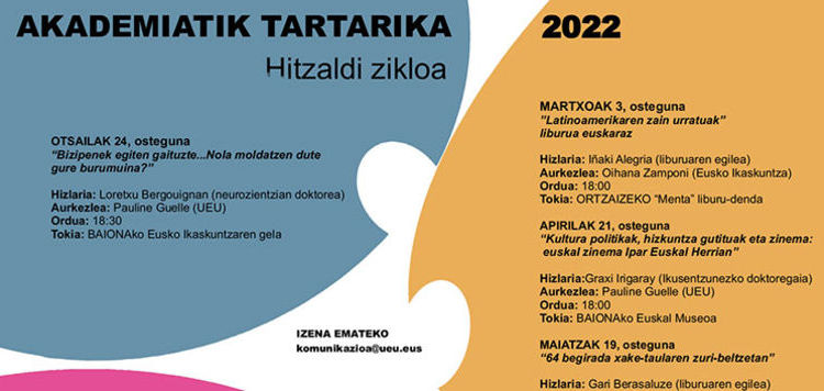 Akademiatik tartarika hitzaldi zikloa