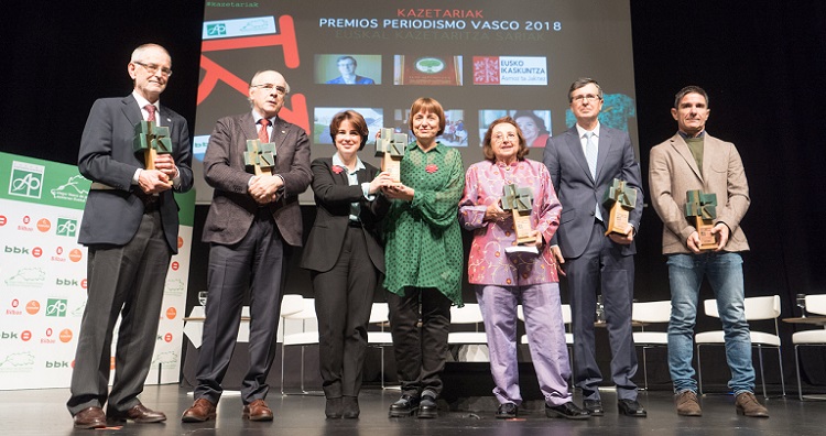 Eusko Ikaskuntza, Premio Periodismo Vasco 2018