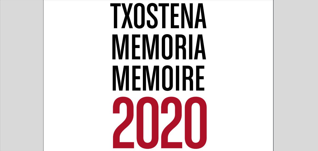 2020ko memoria