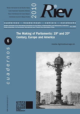 RIEV. Cuadernos, 6. The Making of Parliaments: 19th and 20th Century, Europe and America