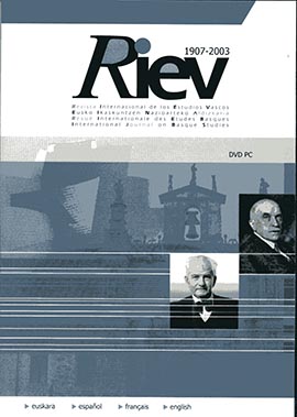 Revista Internacional de los Estudios Vascos, RIEV. 1907-2003