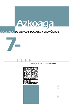 Azkoaga. Cuadernos de Ciencias Sociales y Económicas