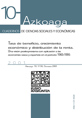 Tasa de beneficio, crecimiento económico y distribución de la renta