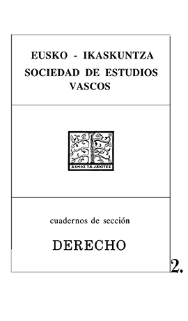 Cuadernos de Sección. Derecho