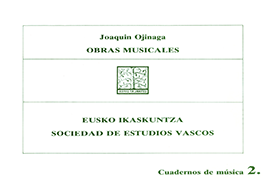 Obras musicales de Joaquín Ojinaga [música impresa]