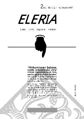 Eleria. Euskal Herriko Legelarien Aldizkaria