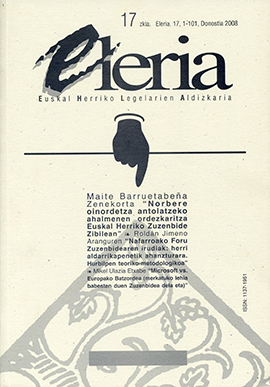 Gregorio Monreal Zia. Zuzenbidearen Historialaria. Eusko Ikaskuntza-Caja Laboral sariduna, 2007. urtean.