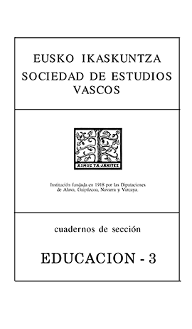 Estudio exploratorio de la enseñanza bilingüe en preescolar en las ikastolas del Territorio Histórico de Vizcaya