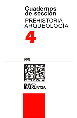 Cuadernos de Sección. Prehistoria-Arqueología