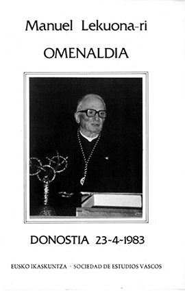 Manuel Lekuona-ri omenaldia: Donostia 23-4-1983