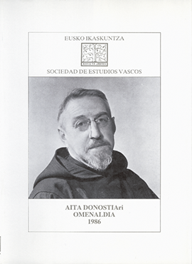 Aita Donostiari omenaldia 1986