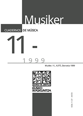 Musiker. Cuadernos de Música