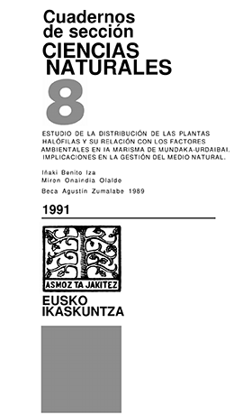 Estudio de la distribución de las plantas halófilas y su relación con los factores ambientales en la marisma de Mundaka-Urdaibai. Implicaciones en la gestión del medio natural#008