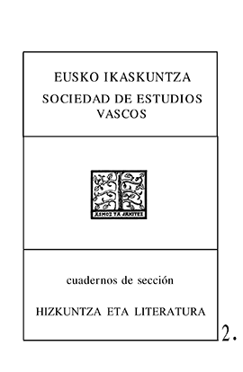 Cuadernos de Sección. Hizkuntza eta Literatura