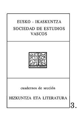 Cuadernos de Sección. Hizkuntza eta Literatura