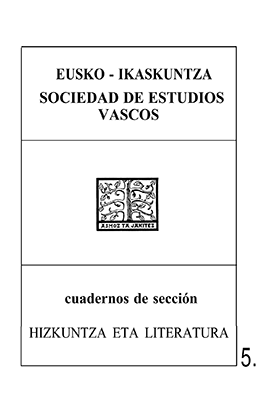 Cuadernos de Sección. Hizkuntza eta Literatura