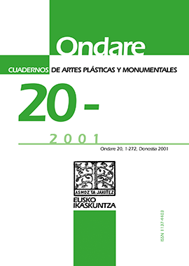 Ondare. Cuadernos de Artes Plásticas y Monumentales