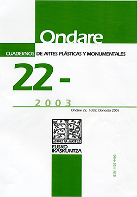 Ondare. Cuadernos de Artes Plásticas y Monumentales