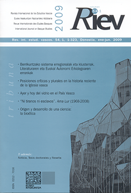 Posiciones críticas y plurales en la historia reciente de la Iglesia vasca. El pensamiento religioso-político de las Comunidades Cristianas Populares y de la Coordinadora de Sacerdotes de Euskal Herria