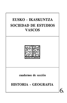 El medio rural de Bergara en los inicios del Real Seminario : (escritos de don Rafael de Garitano-Aldaeta en el segundo centenario de su muerte)