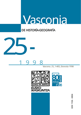 Vasconia. Cuadernos de Historia-Geografía