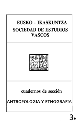 Cuadernos de Sección. Antropología-Etnografía
