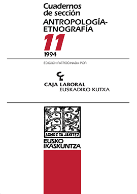 Cuadernos de Sección. Antropología-Etnografía