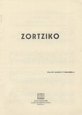 Zortziko [música impresa]