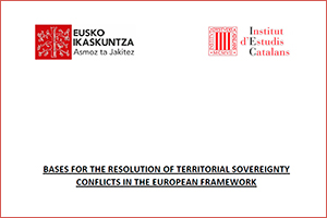 Bases for the resolution of territorial sovereignty conflicts in the european framework