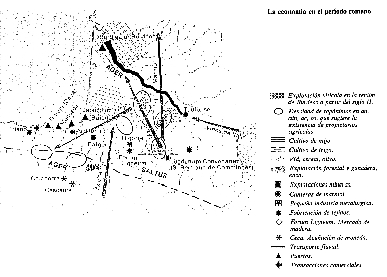 La economía en el Periódo Romano