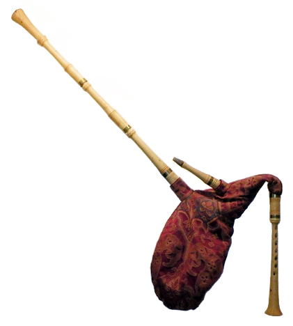 Arpa tallada en la viga de la fachada de la casa Arpidenia de Oiartzun.