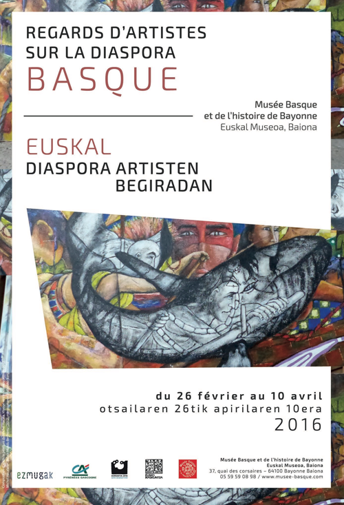 Exposition  "Regards d?artistes sur la di&aacute;spora basque "