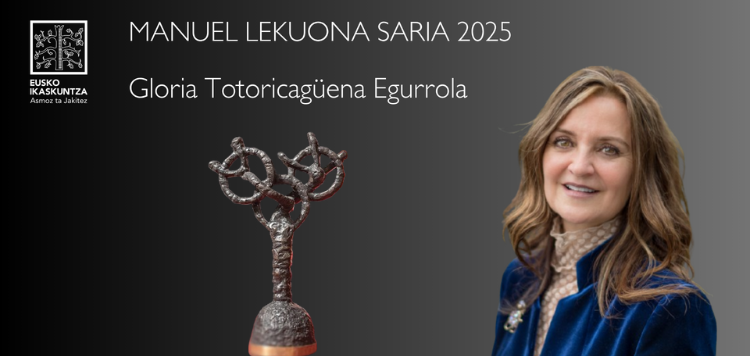2025eko Lekuona Saria ematea