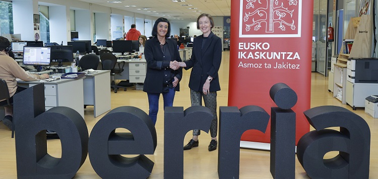 Eusko Ikaskuntza et Berria, joints