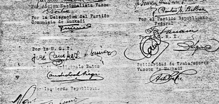 80 años del Pacto de Baiona