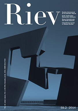 Revista Internacional de los Estudios Vascos. RIEV, 59, 2