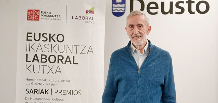 Xabier Etxeberria Mauleón pentsalari etiko eta ekintzaile sozialak irabazi du Eusko Ikaskuntza-LABORAL Kutxa Humanitateen, Kulturaren, Arteen eta Gizarte Zientzien 2025eko Saria