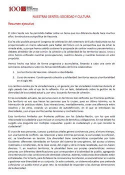 Nuestras gentes: Sociedad y cultura