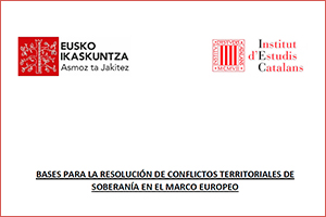 Bases para la resolución de conflictos territoriales de soberanía en el marco europeo