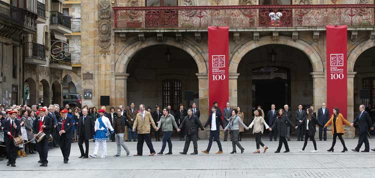 Célébration du Centenaire d'Eusko Ikaskuntza